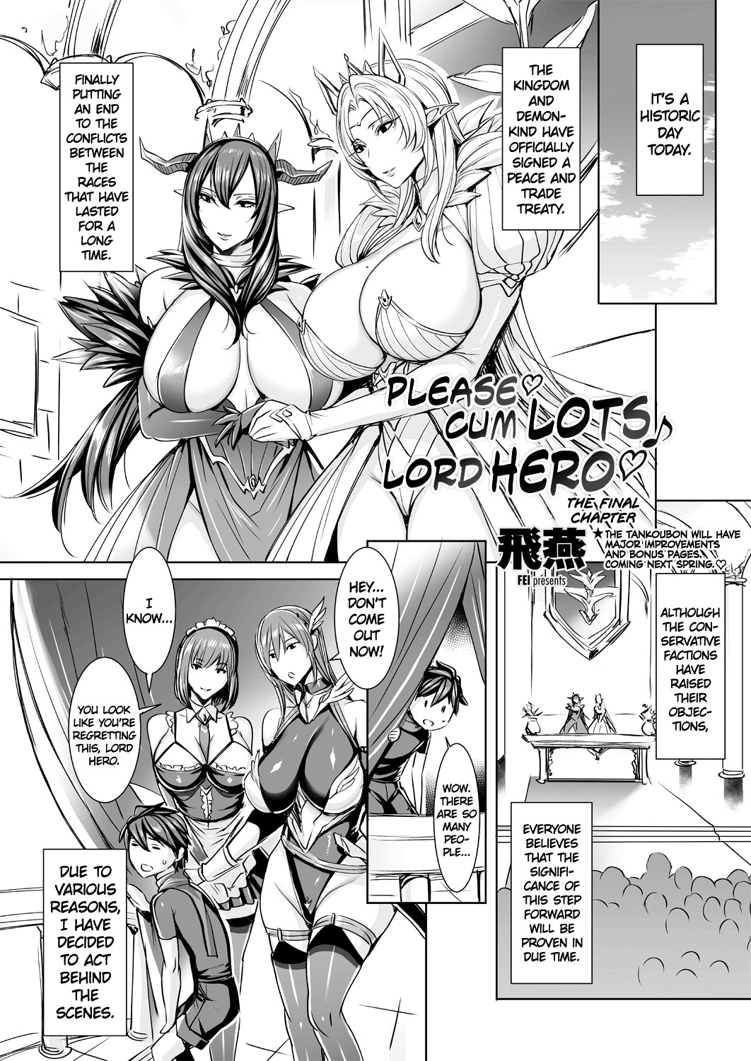 Hentai Manga Comic-Please Cum Lots Lord Hero-Read-174